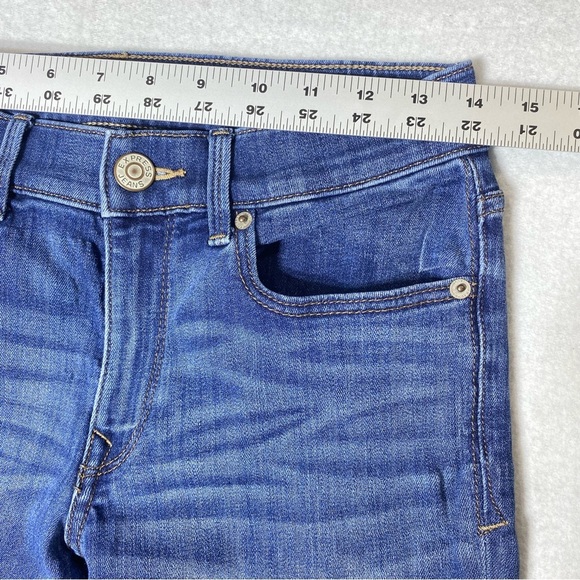 EXPRESS Jeans Women’s 4S Blue Skinny Leg Mid Rise Stretch Y2K Chic Casual Denim - Picture 13 of 15